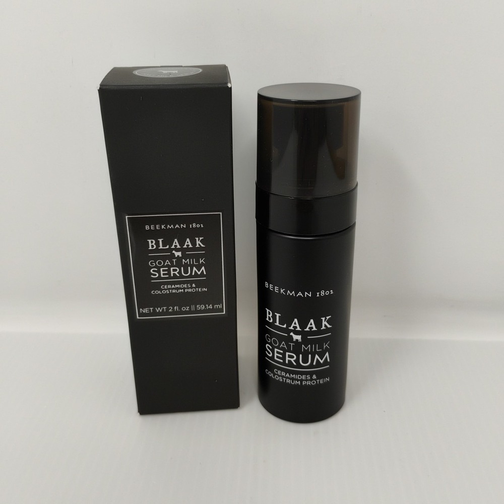 Beekman BLAAK Goat Milk SERUM 2 oz Intense Hydration w Ceramides & Colostrum
